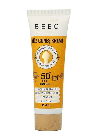 Tr Bee'o Propolisli Yüksek Koruma Yüz Güneş Kremi, 50+ Spf, 40 Ml
