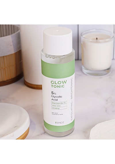 Sinoz %5 Glikolik Asitli Gözenek Sıkılaştırıcı Peeling Etkili Glow Tonik 200 ML