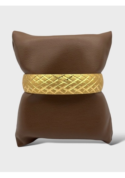 Arnes Jewelry Çelik 22 Ayar Altın Kaplama Bilezik Ar543nes Gold