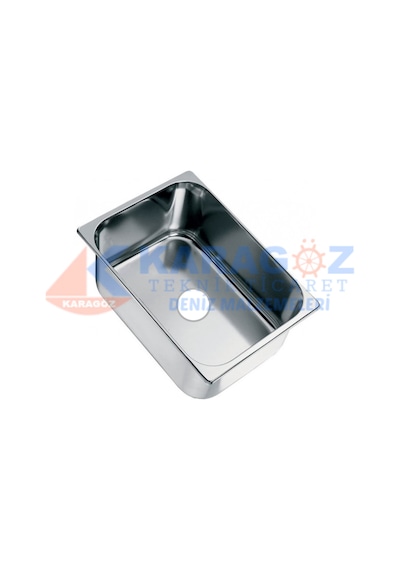 GÖMME KROM DİKDÖRTGEN EVYE 26,5X32,5X15CM