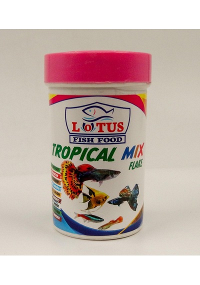 Lotus Tropical Mix Flake Balık Yemi 100 ML