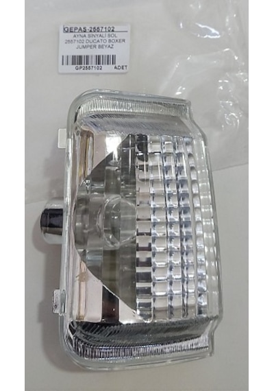 Gepaş Ayna Sinyali Sol 2557102 Ducato Boxer Jumper Beyaz KNO-GEPAŞ-2557102