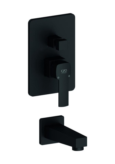 Gpd Pedra Mab160-S Ankastre Siyah Banyo Bataryası Siyah