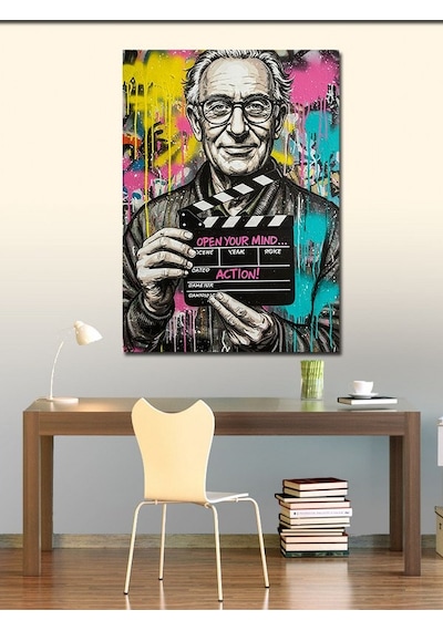 Kanvas Tablo Fikir Açan Adam Posteri 50cmx70cm