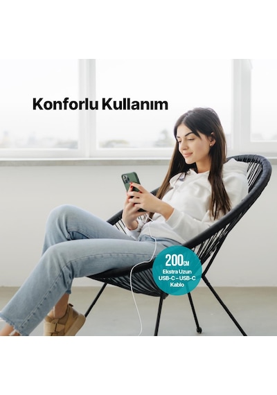 Ttec Super Şarj Pd/qc 65w 2mt Type C Şarj Kablosu Samsung Uyumlu Huawei Apple Uyumlu iPhone 15 15 Pro Max Şarj Kablo 480mbps Desen - Ben10