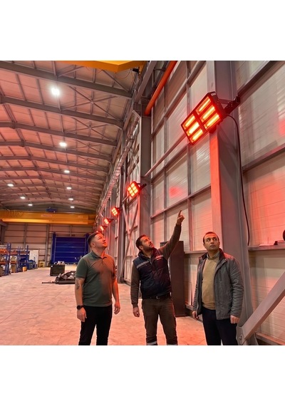 Elcon Eır-th12 12000 W Endüstriyel İnfrared Isıtıcı 6 X 2000 W