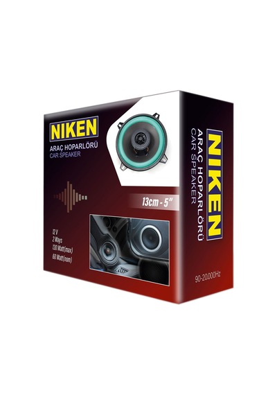 Niken 13 Cm 5'' 130 W Araç Hoparlörü (Adet)