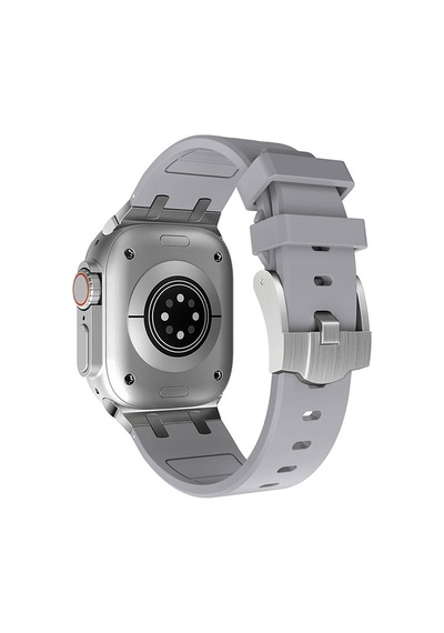 Mutcase - Apple Uyumlu Watch 44mm - Kordon Silikon Kordon Krd-89 - Turuncu Mutcase - Apple Uyumlu Watch 44mm - Kordon Silikon Kordon Krd-89 - Turuncu