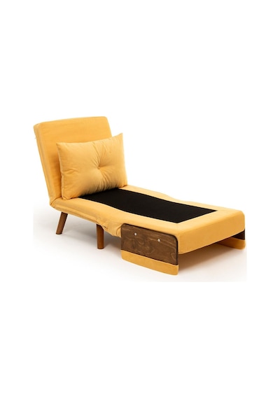 Pafu Cosmo Tekli Katlanır Yataklı Koltuk - Soho Hardal Hardal