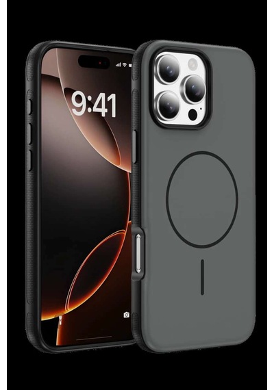 İphone 16 Pro Max Neksa Magsafe Kapak - Siyah