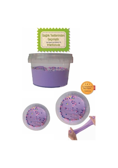 Slime Köpüklü Ele Yapışmayan Slime 3 Lü Pofuduk Slaym Oyun Hamuru Çok Renkli