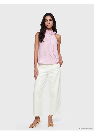 Lcw Vision Ekru Loose Fit Kadın Pantolon