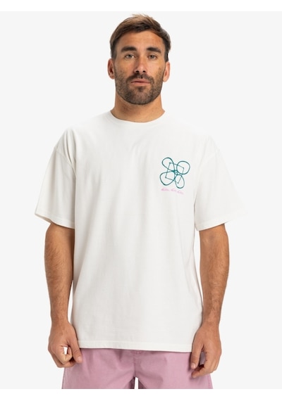 Quiksilver Hw Ouitside Inside Ss Erkek Kısa Kollu Tişört Eqyzt08032 Beyaz Beyaz