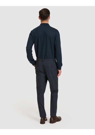 Pierre Cardin Lacivert Slim Tapered Kanvas Pantolon 50331140-vr033