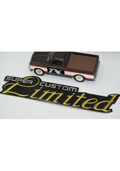 Dk Tuning Süper Custom Limited Body Plaka 3m Metal Logo Arma Bagaj Arma