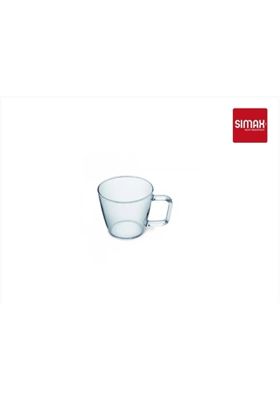 2'li Çay Fincan 0,25lt Kupa İnce Cam Keyifli İçim Kahve Soğutmaz