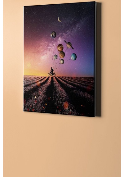 Webstyle Sayılarla Boyama Seti Kasnaklı Gezegen Balonlar 40 X 50 Cm