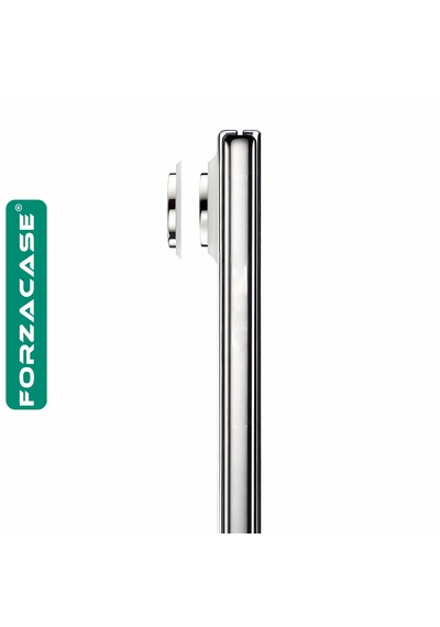 Forzacase İphone Duo İle Uyumlu Tam Kaplayan Çerçeveli Kamera Lens Koruyucu - Fc1265 Gümüş