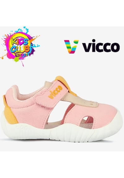 Vicco Puko Sandalet Ortopedik Çocuk Sandalet Pudra