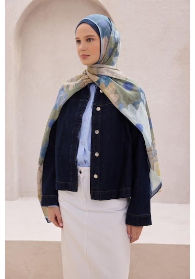 Belli Fresh Sandy Şal - 1750 Lacivert-
