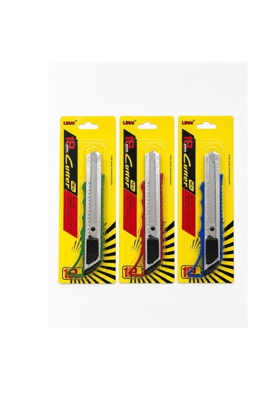 New Cutter Metal Sürgülü Maket Bıçağı 10 Adet