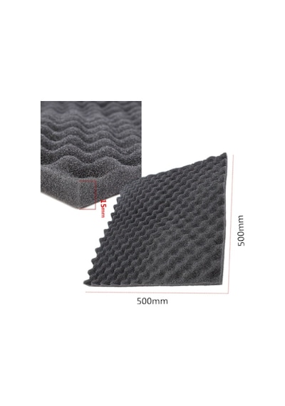 Türkeli Akustik Yumurta Sünger 40 Dns 15 MM 100 x 100 Bantlı