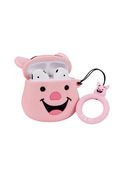 E2m Apple Uyumlu AirPods 1-2 Kılıf Piglet Pembe