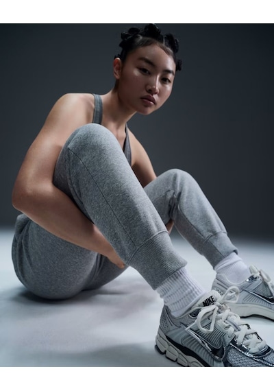 Nike Fz7626-063 Sportswear Phoenix Fleece Normal Belli Kadın Eşofman Altı - Gri