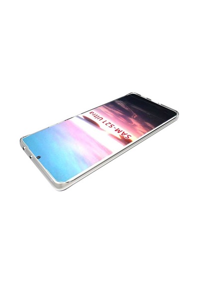 Kilifone - Galaxy S21 Ultra Uyumlu - Kılıf Şeffaf Soft Slim Fitt Süper Silikon Kapak - Şeffaf