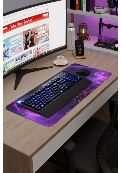 Beidou Genshin Impact Anime Gacha V3 - 70x30 Xl Gaming Mouse Pad Fare Altlığı