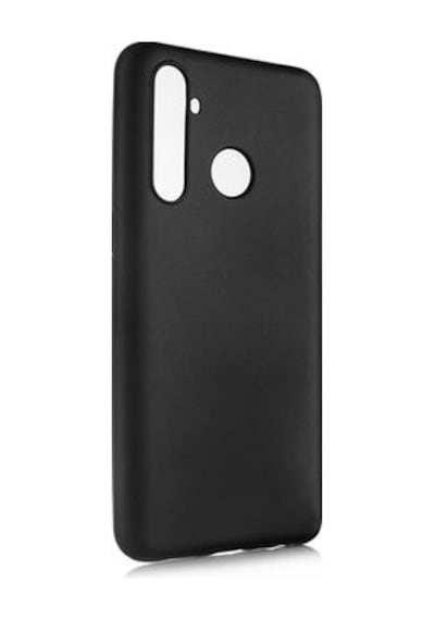 Realme 5 Pro Kılıf Esnek Yapılı İnce Slim Silikon Kapak Ryc/premier Siyah