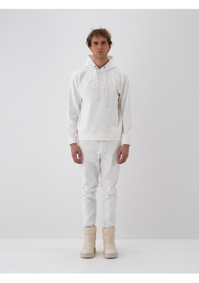 Xint Ekru Pamuk Dokulu Regular Fit Sweatshirt 300317