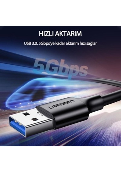 Ugreen Usb 3.0 Usb-c Data Ve Şarj Kablosu 50 Cm,