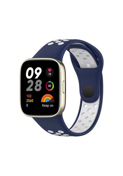 Redmi Watch 3 Spor Delikli Kordon Saat Değildir - Lacivert-beyaz Diğer