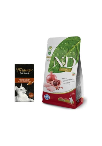 Tr Kitten Tahılsız Yavru Kedi Maması 1,5 Kg + Miamor Cat Cream Ödül
