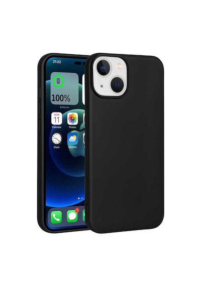 Zore İphone 14 Plus Uyumlu Ogaa Premier Silikon Kılıf-siyah