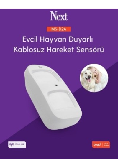 Next Ms-d2a Kablosuz Alarm - Evcil Hayvan Sensörü