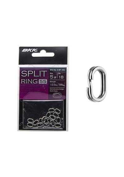 Bkk Split Ring-55 Suni Yem Halkası No:5 18'li Paket
