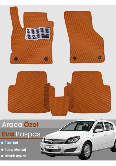 Opel Astra H Hatchback 2004-2010 Uyumlu Eva Paspas Tam Set Araca Özel,kolay Montaj,su Geçirmez 362
