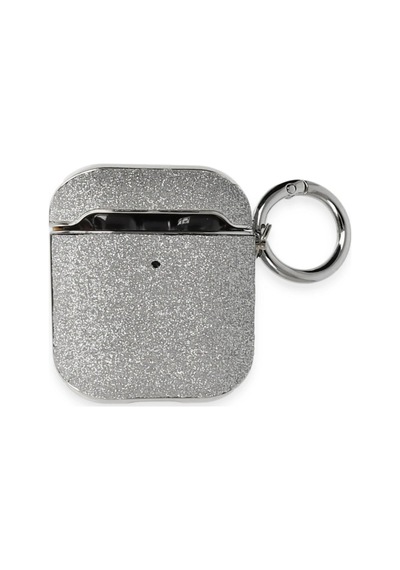 Newface - 503 - Apple AirPods Uyumlu 2 2.nesil Spell Simli Kılıf - Kmrsfres - - Gümüş