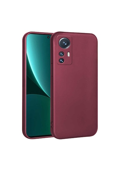 Xiaomi Mi 12 Lite Kılıf Zore Premier Silikon Kapak Mürdüm