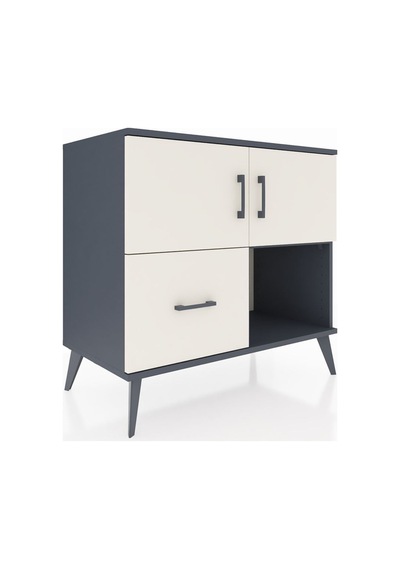 Hyperion Şifonyer 2 Raflı Tek Çekmeceli 2 Kapaklı 88x44x80 Antrasit-aytaşı Aytaşı Hyperion Şifonyer 2 Raflı Tek Çekmeceli 2 Kapaklı 88x44x80 Antrasit-aytaşı Aytaşı