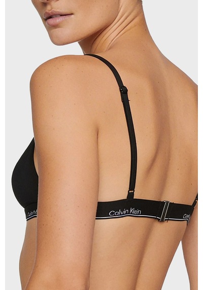 Calvin Klein Üçgen Logolu Bikini Üstü Lv00q61208ub1 Bayan Bikini Üstü Lv00q61208 Ub1 Siyah