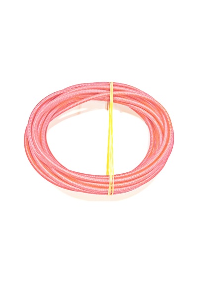 Kırmızı Renk 2,5mm Cam Elyaf Örgü Yanmaz Kablo 5metre, -60/+180 C 1 Adet