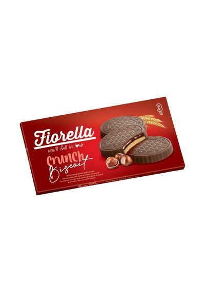 Fiorella Fındık Kremalı Çikolatalı Bisküvi 22,5 Gr. 3 lü (3 Paket)