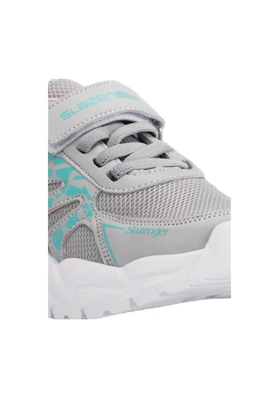 Slazenger KANNER I Çocuk Cırt Cırtlı Gri / Pembe Günlük Spor Ayakkabısı