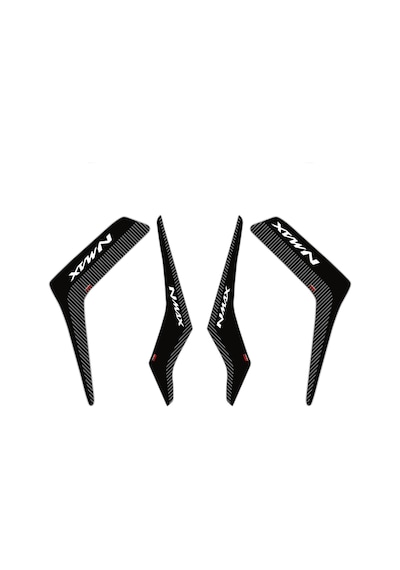GP Kompozit Yamaha NMAX 125-155 2015-2020 Uyumlu Yan Pad Seti Siyah-Karbon