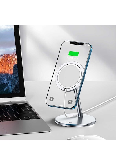 Benks L37 Magsafe Şarj Standı - ZORE-218807 Gümüş