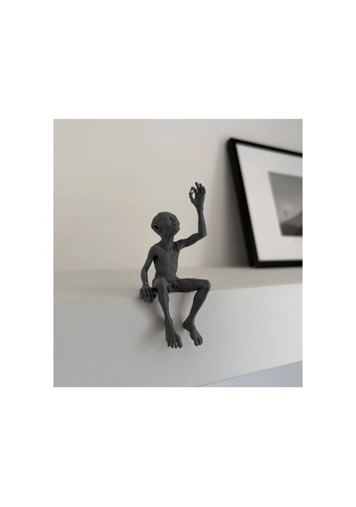 Zeroxo Kıymetlimiz Figürü - Gri Renk 4x10 Cm