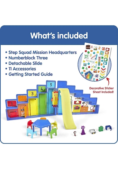 Numberblocks Step Squad Mission Headquarters Hm95404-uk